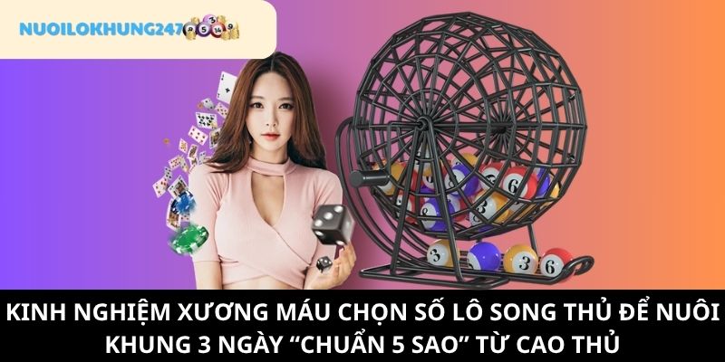 Tổng hợp các phương pháp bắt số chuẩn xác để nuôi lô song thủ khung 3 ngày chuẩn miễn phí xuất sắc 100 từ cao thủ