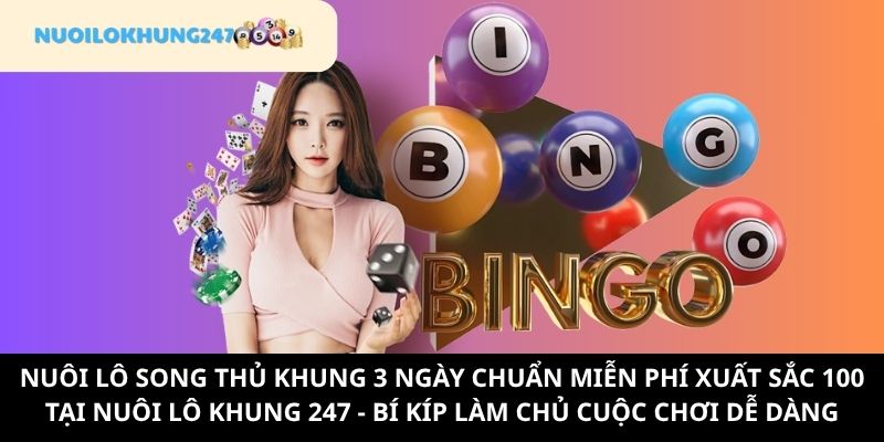 Khái quát vài nét cơ bản về nuôi lô song thủ khung 3 ngày chuẩn miễn phí xuất sắc 100 tại Nuôi Lô Khung 247