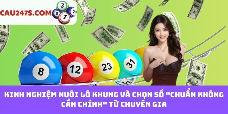 Kinh nghiệm nuôi lô khung và chọn số "chuẩn không cần chỉnh" từ chuyên gia